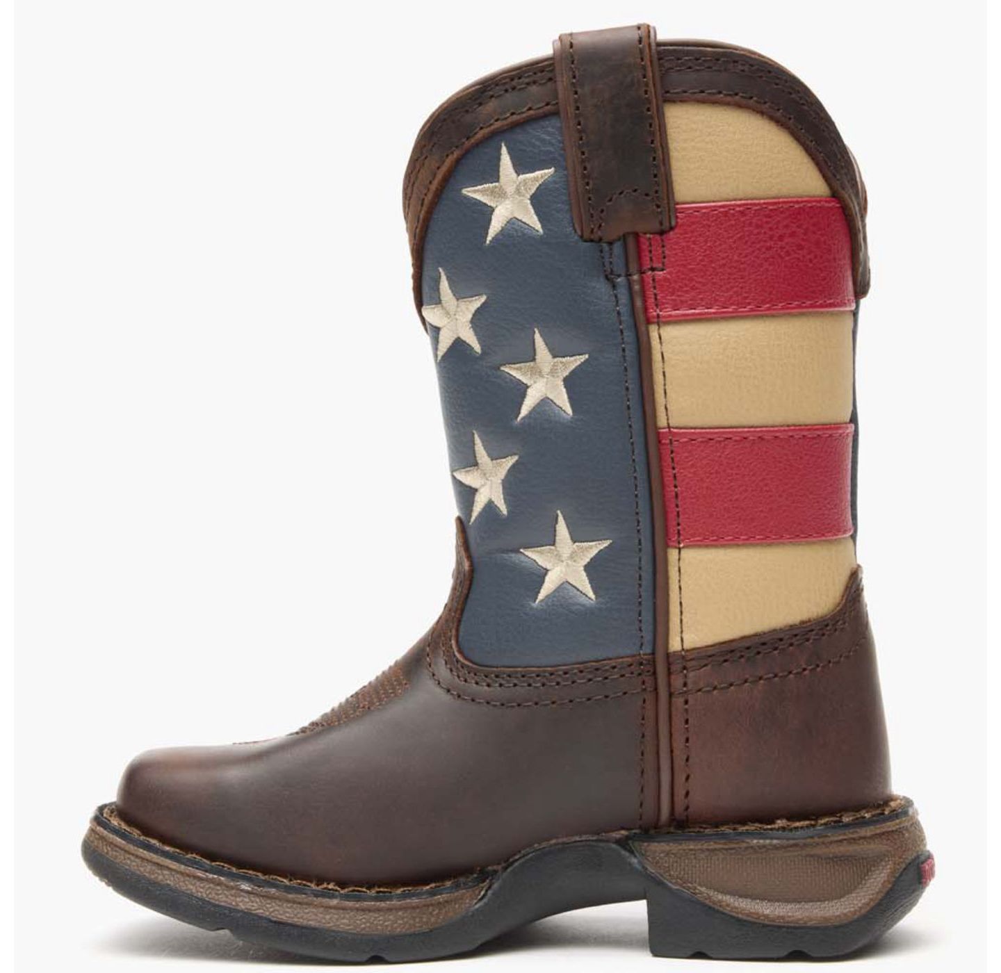 Ботинки Durango Lil' Rebel by Patriotic Western для мальчиков, цвет: Коричневый — фото 6