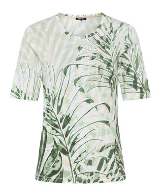 Women's Embellished Palm Print T-Shirt