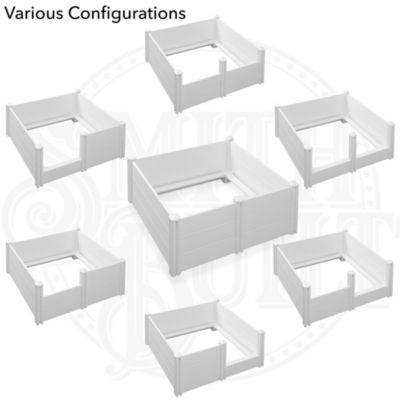 48" x 48" x 18" Whelping Box for Dogs and Puppies, Birthing Pen with Rails