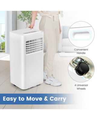 6000 BTU Portable Air Conditioner Cools 250 Sq.Ft