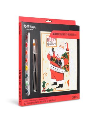 Acrylic Paint-By-Number Kit - Santa
