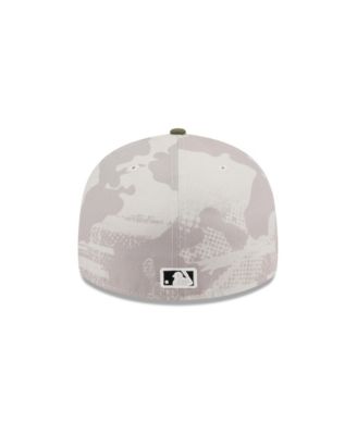 Men's Light Beige/Olive Tampa Bay Rays 2025 Armed Forces Day Low Profile 59FIFTY Fitted Hat
