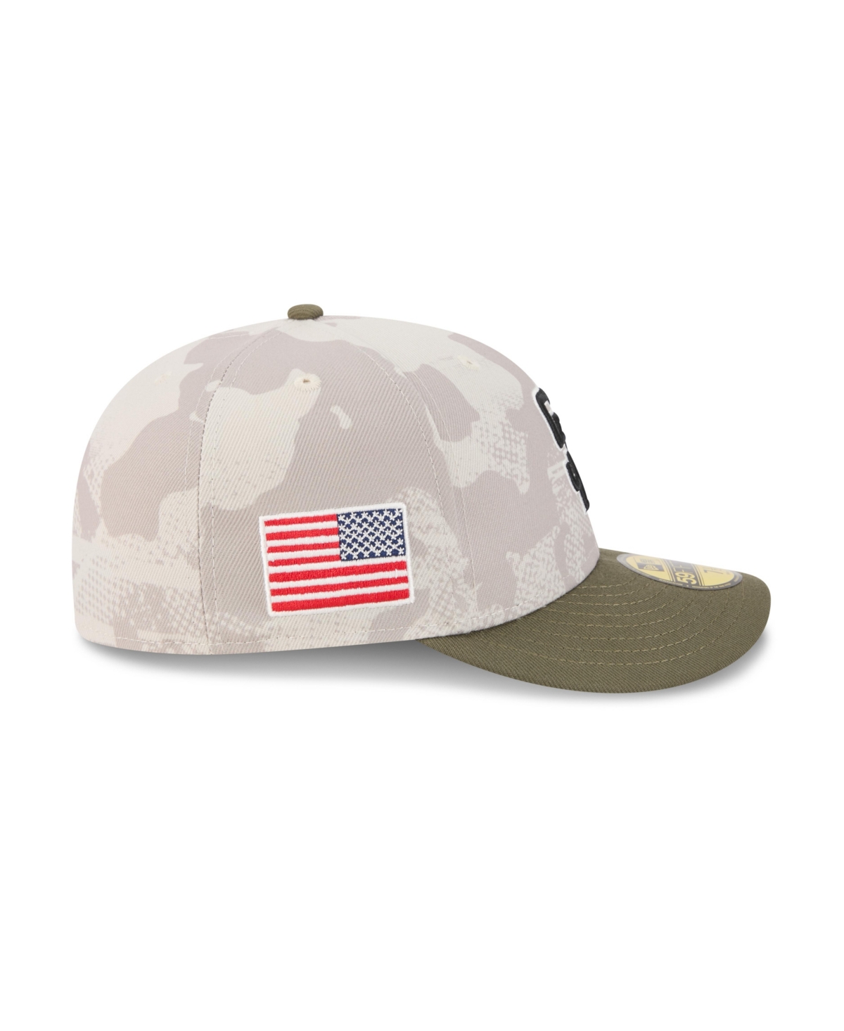 New Era Men's Light Beige/olive San Diego Padres 2025 Armed Forces Day 59fifty Fitted Hat