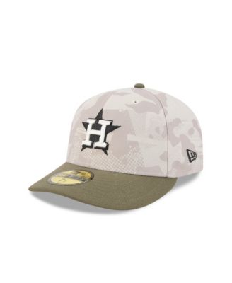 New Era - Men's Light Beige/Olive Houston Astros 2025 Armed Forces Day 59FIFTY Fitted Hat