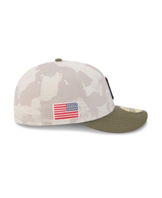 Men's Light Beige/Olive Cleveland Guardians 2025 Armed Forces Day 59FIFTY Fitted Hat