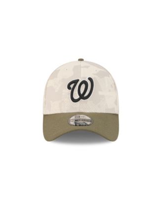 Men's Light Beige/Olive Washington Nationals 2025 Armed Forces Day 39THIRTY Flex Hat