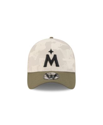 Men's Light Beige/Olive Minnesota Twins 2025 Armed Forces Day 39THIRTY Flex Hat