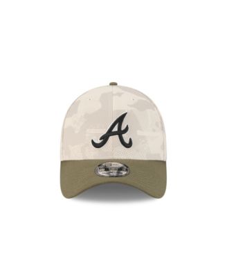 Men's Light Beige/Olive Atlanta Braves 2025 Armed Forces Day 39THIRTY Flex Hat
