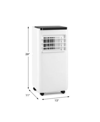 8000 BTU Portable Air Conditioner with Remote Control Cools up to 250/350 Sq.Ft