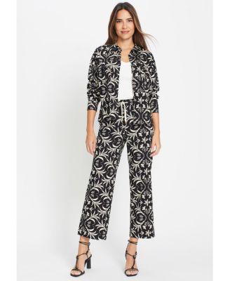 Women's Anna Fit Ornamental Cropped Pant