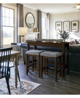 SET OF TWO SOLID WOO