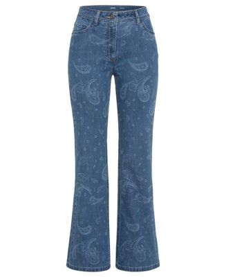 Women's Mona Fit Paisley Motif Jean