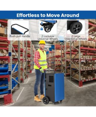 215 Pints 8000 Sq.Ft Commercial Dehumidifier For Home and Basement with 24H Timer