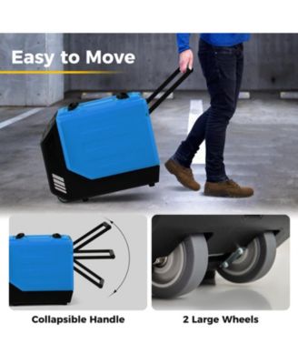 190 PPD Commercial Dehumidifier with Pump and 2 Wheels