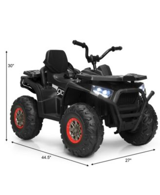 12V Kids Electric 4-Wheeler ATV with 2 Speeds and LED Lights
