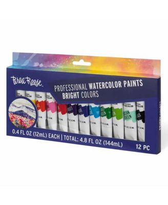 Professional Watercolor Paint Set: Bright Colors