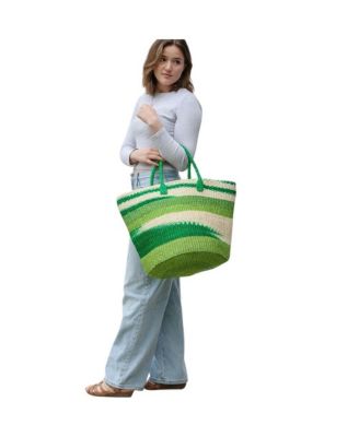 Hand Woven Sisal Market Bag with Handles