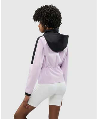 Women's Enneth Hooded Windbreaker with Adjustable waist