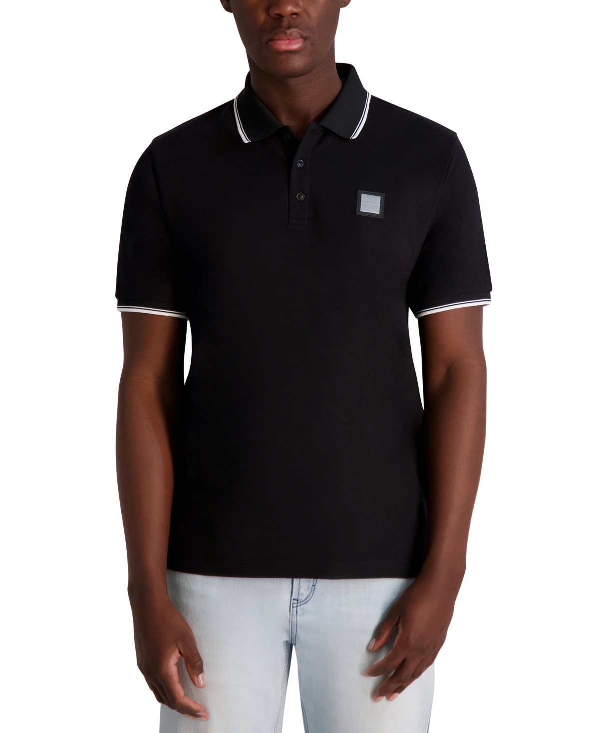 Karl Lagerfeld Men's Core Karl Logo Polo Shirt