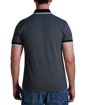 Men's Textured Performance Polo Shirt