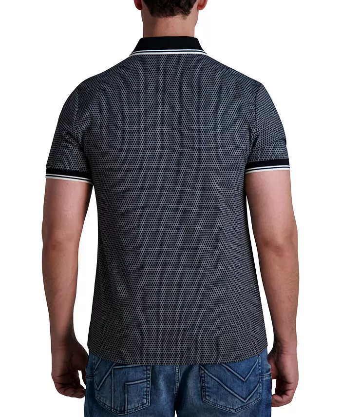 Men's Textured Performance Polo Shirt - thumbnail 3