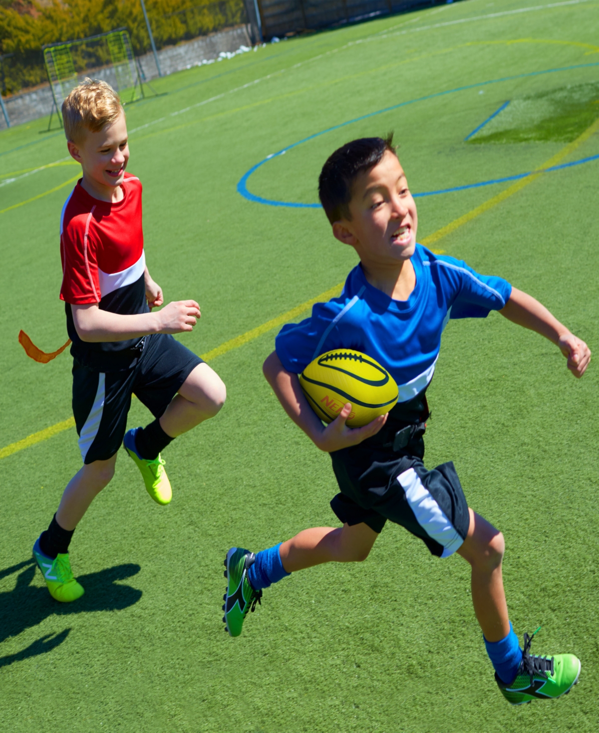 Shop Franklin Sports Nerf 5 V 5 Youth Flag Football Belts And Football Set