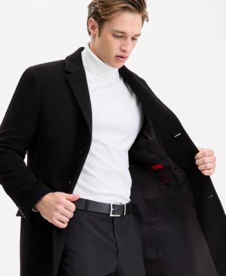 Men's Regular-Fit Cashmere Overcoat 