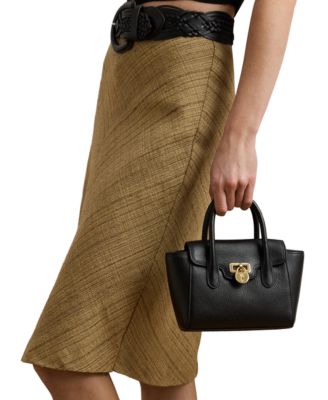 Tanner Small Pebbled Leather Satchel