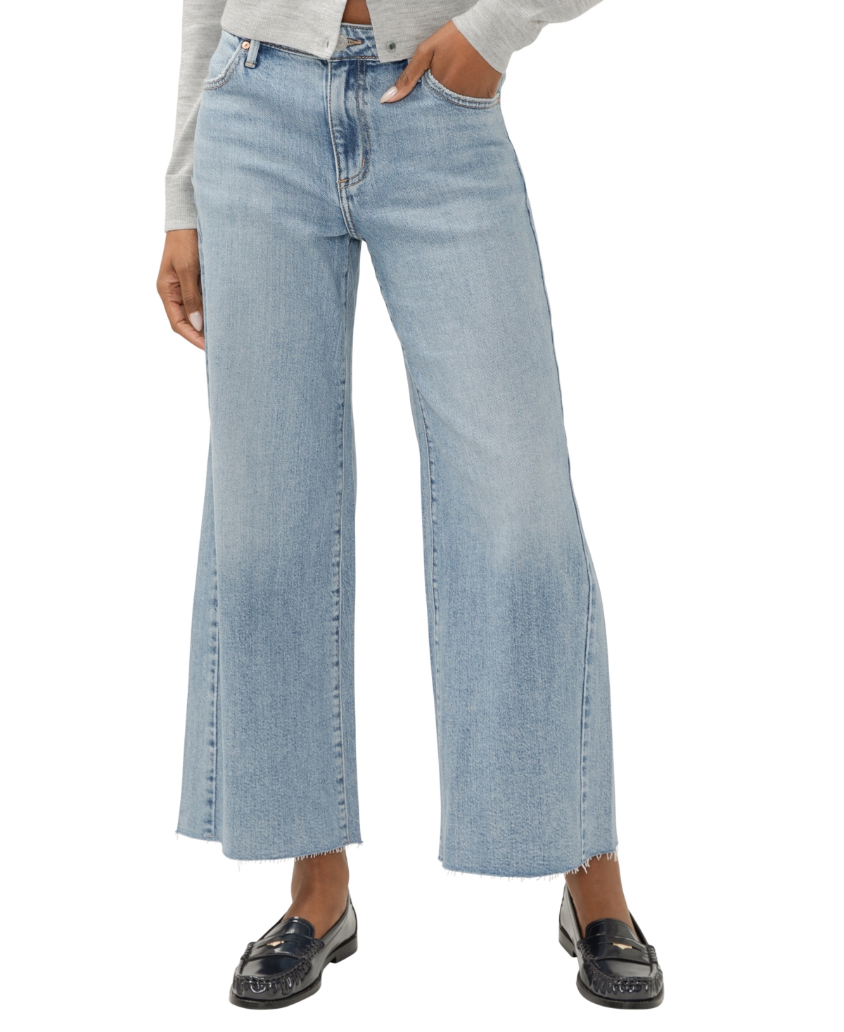 Silver Jeans Co. Women's Isbister High Rise Wide Leg Jeans