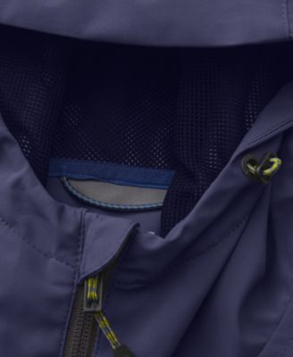 Men's All-Season Lightweight Stretch Hooded Rain Jacket