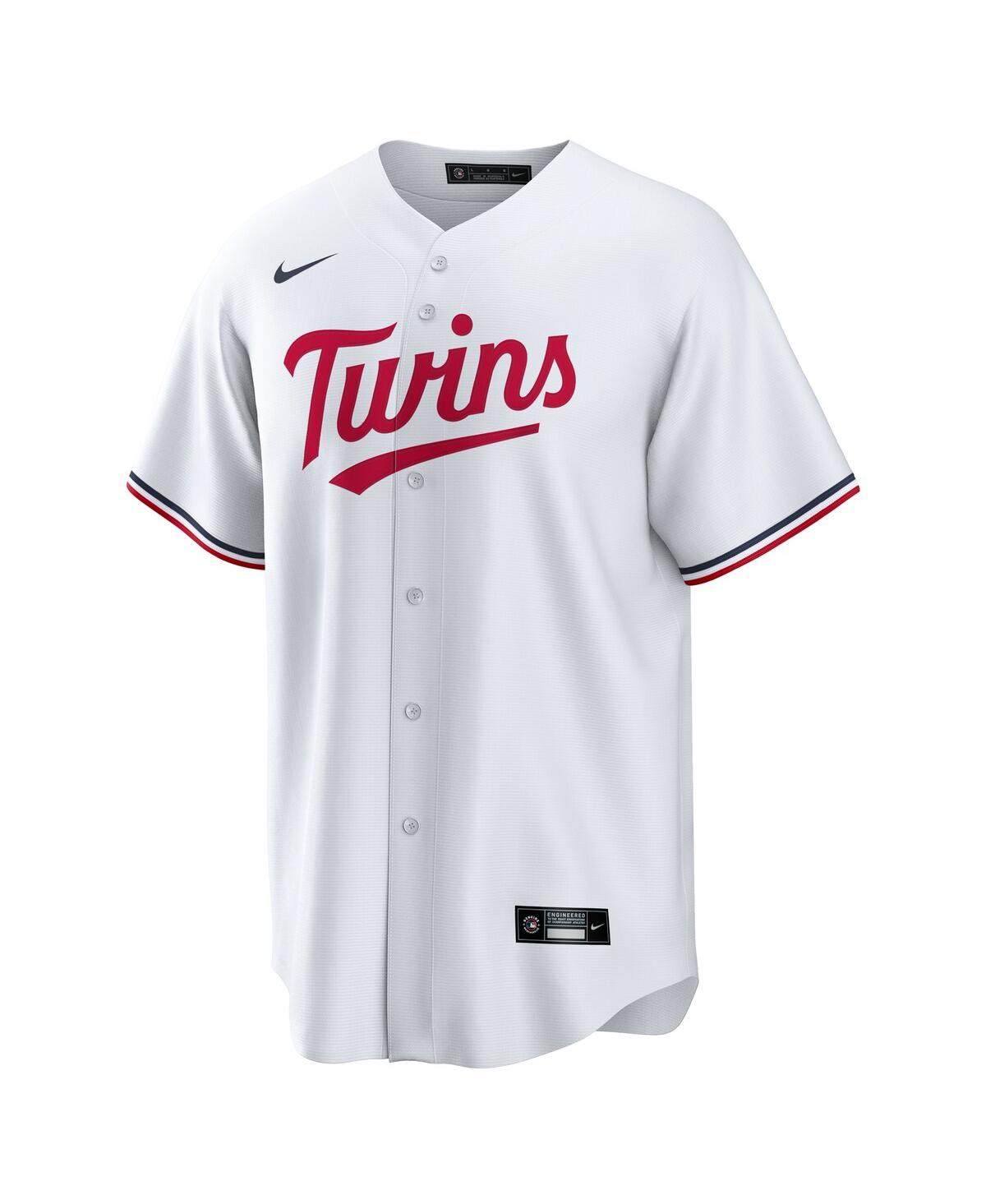 Nike Men's White Minnesota Twins 1 Groom Home Replica Jersey