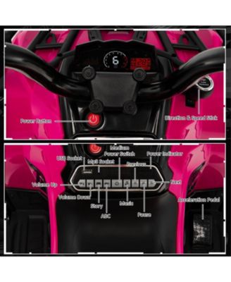 12V Kids Ride On ATV 4 Wheeler with MP3 and Headlights