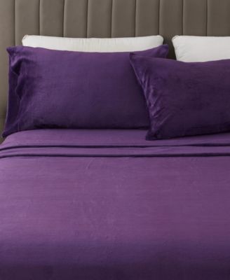 Ultra Soft & Cozy Velvet Plush Fleece Printed Sheet Set