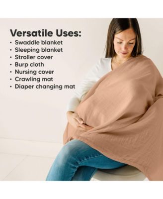 4pk Muslin Swaddle Blankets for Baby Boys, Girls - Baby Blankets, Swaddles for Newborns