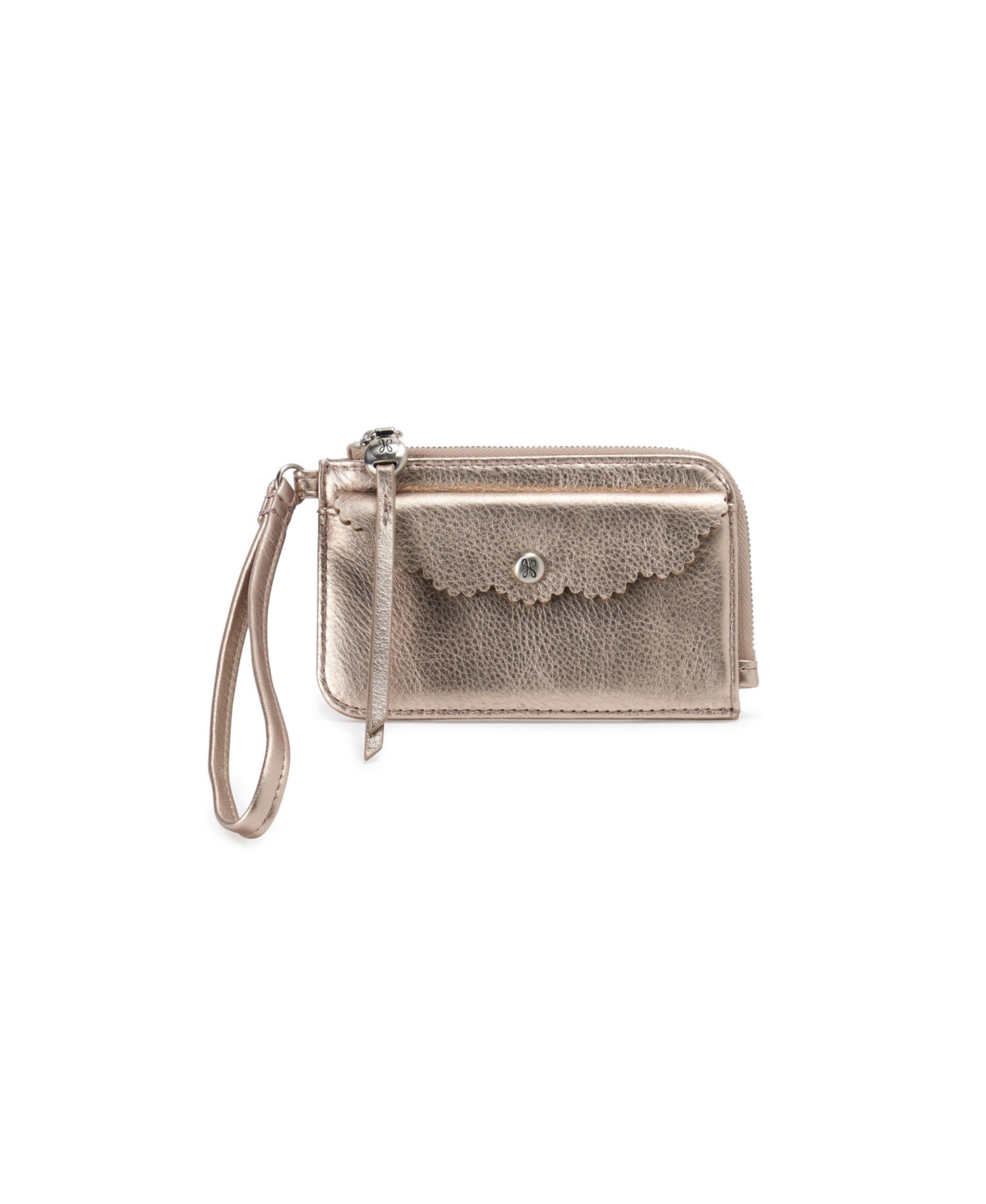 Tabby Card Wristlet - Cameo quartz