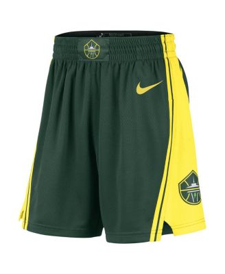 Women's Green Seattle Storm On-Court Victory Performance Shorts