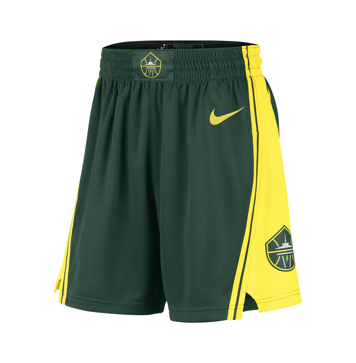Женские шорты Nike Green Seattle Storm On-Court Victory Performance — фото 2