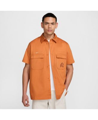 Nike - Men's Burnt Orange Club America CA x CA Woven Button-Down Shirt