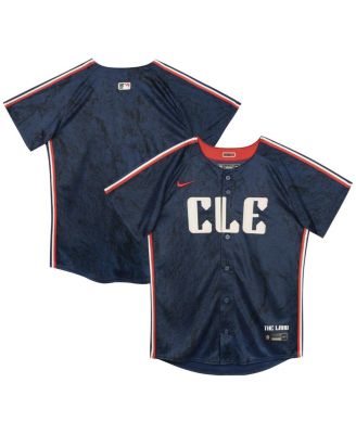 Nike - Preschool&nbsp;Navy Cleveland Guardians City Connect Jersey