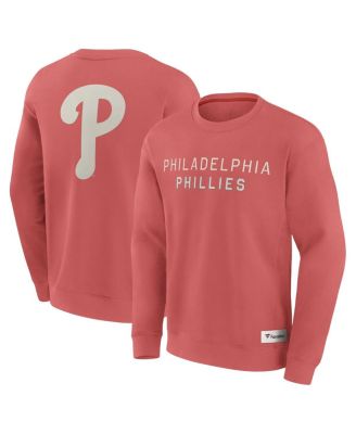 Fanatics - Men's Red Philadelphia Phillies Elements Future Ground Lettering Pullover Sweatshirt