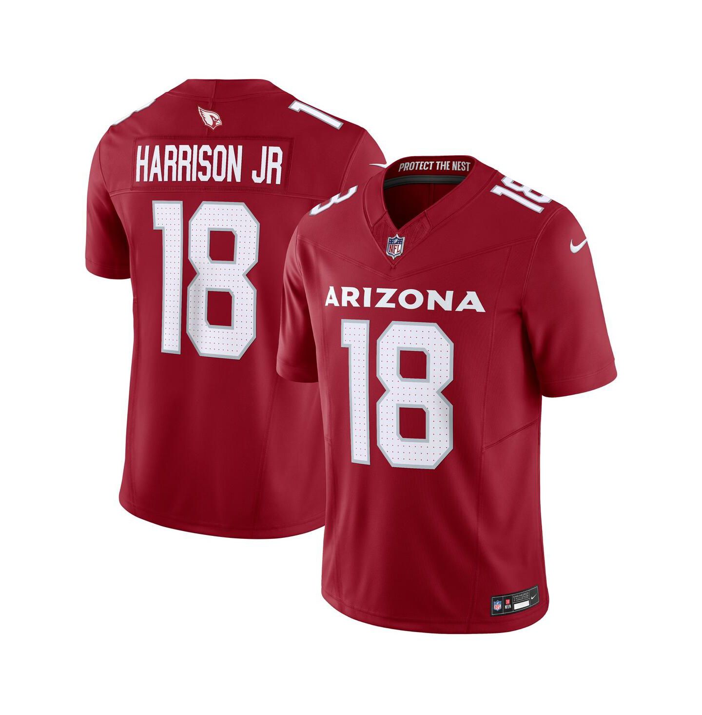 Мужской топ Nike Marvin Harrison Jr. Cardinal Arizona Cardinals Vapor F.U.S.E. Limited Jersey — фото 1