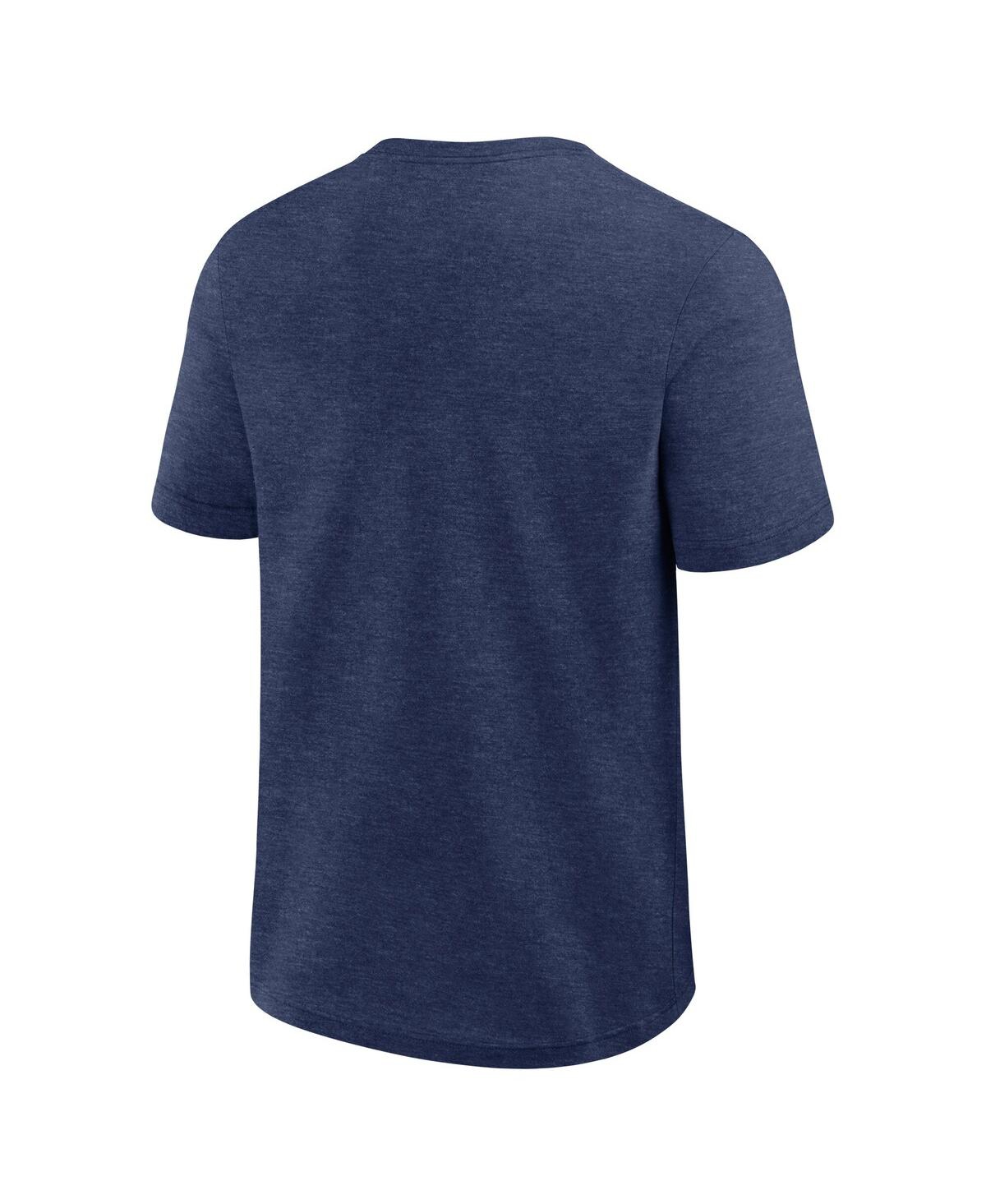 Fanatics Men's Heather Navy New York Yankees Top Notch T-shirt