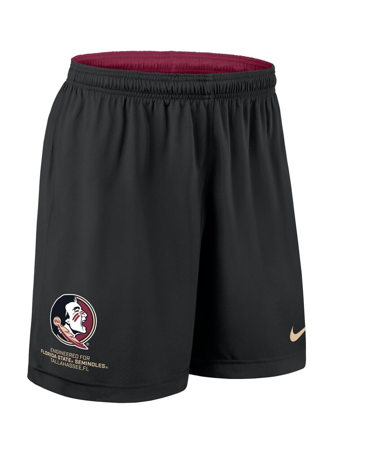 Nike Men's Garnet/black Florida State Seminoles 2025 Sideline Reversible Performance Shorts In Multi