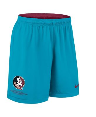 Men's Garnet/Turquoise Florida State Seminoles 2025 Sideline Reversible Performance Shorts