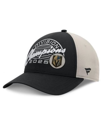 Fanatics - Men's Black Vegas Golden Knights 2025 Pacific Division Champions Locker Room Adjustable Hat