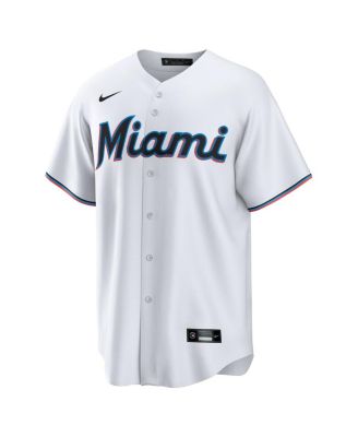 Men's Kyle Stowers White Miami Marlins Home Replica Jersey