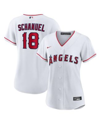 Nike - Women's Nolan Schanuel White Los Angeles Angels Home Replica Jersey
