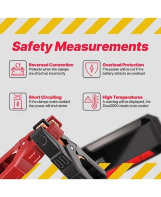 Jump Starter 2000A Peak Battery Pack, 12V Jump Box for Battery up to 8.5L Gas or 6L Diesel Engine