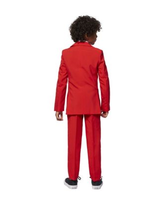 Toddler and Little Boys 3-Piece Devil Solid Suit Set