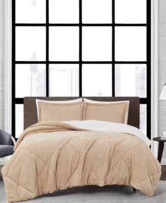 Signature Corduroy 3-Pc. Comforter Set, Full/Queen